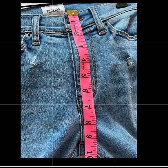 HUDSON Blair High-Rise Super Skinny Fit Jeans - Picture 11 of 13